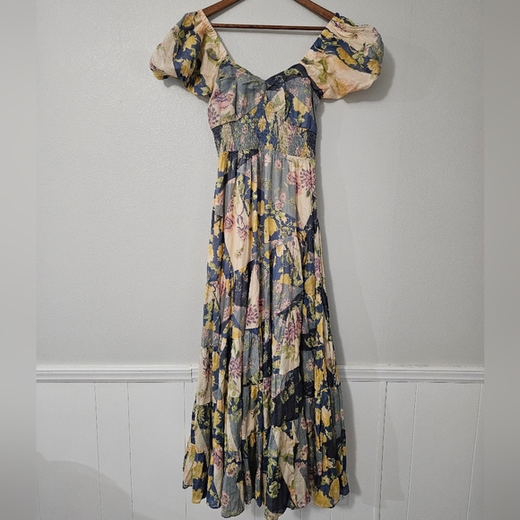 Free People Sundrenched Maxi Dress M - Picture 2 of 7